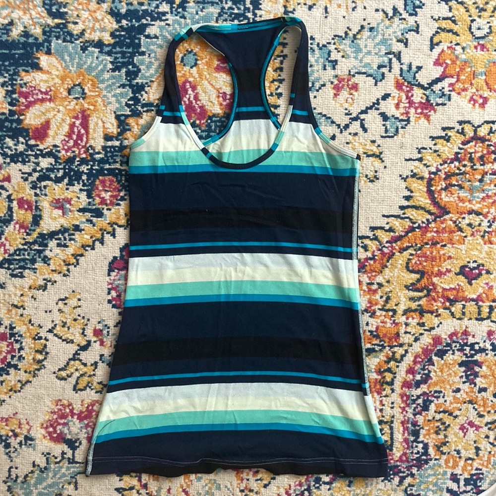 Lululemon Striped Racer Back